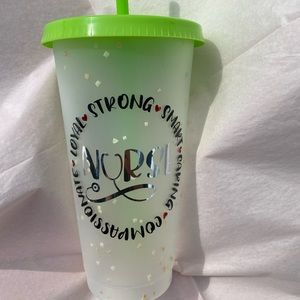 Nurse color changing tumbler